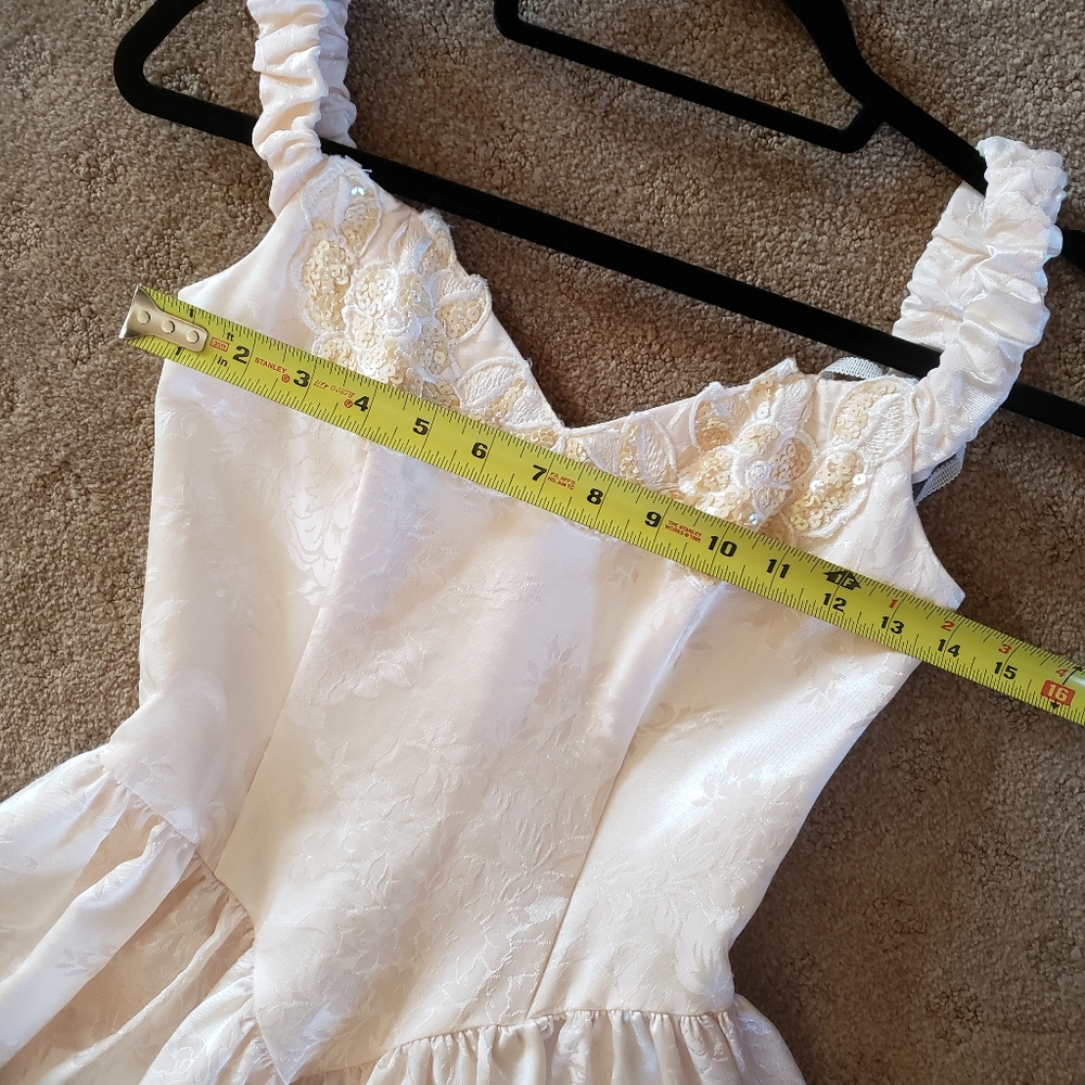 Jessica McClintock GunneSax Vintage Semi-formal Dress Brocade Size 3/4 - Picture 12 of 16